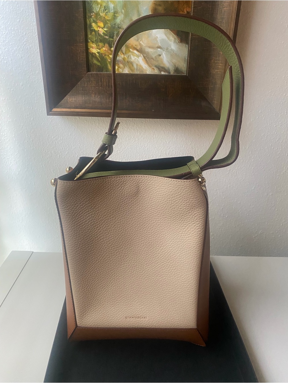 Strathberry Lana Midi Bucket Bag.